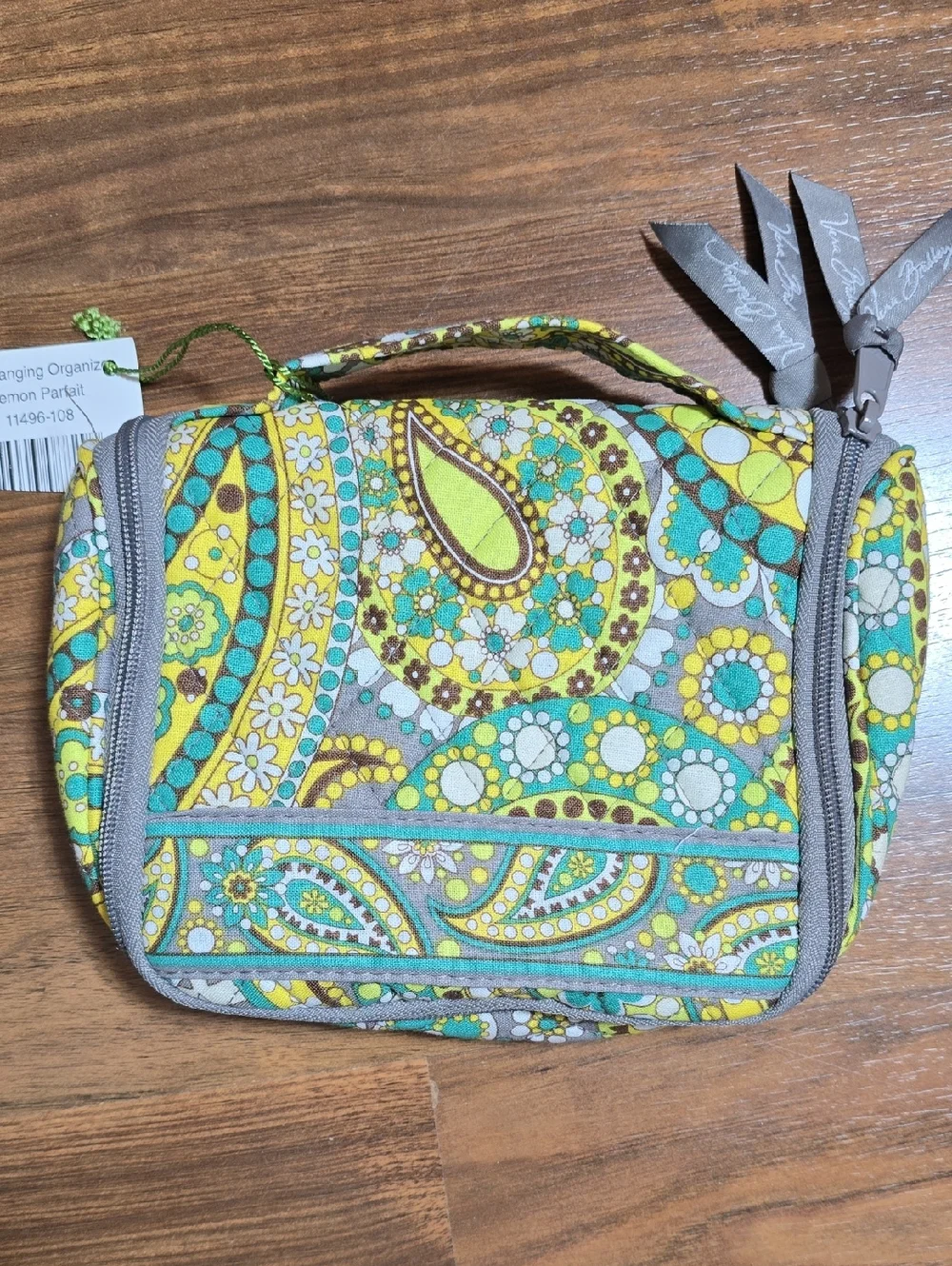 Vera Bradley Mini Hanging Organizer - Lemon Parfait
